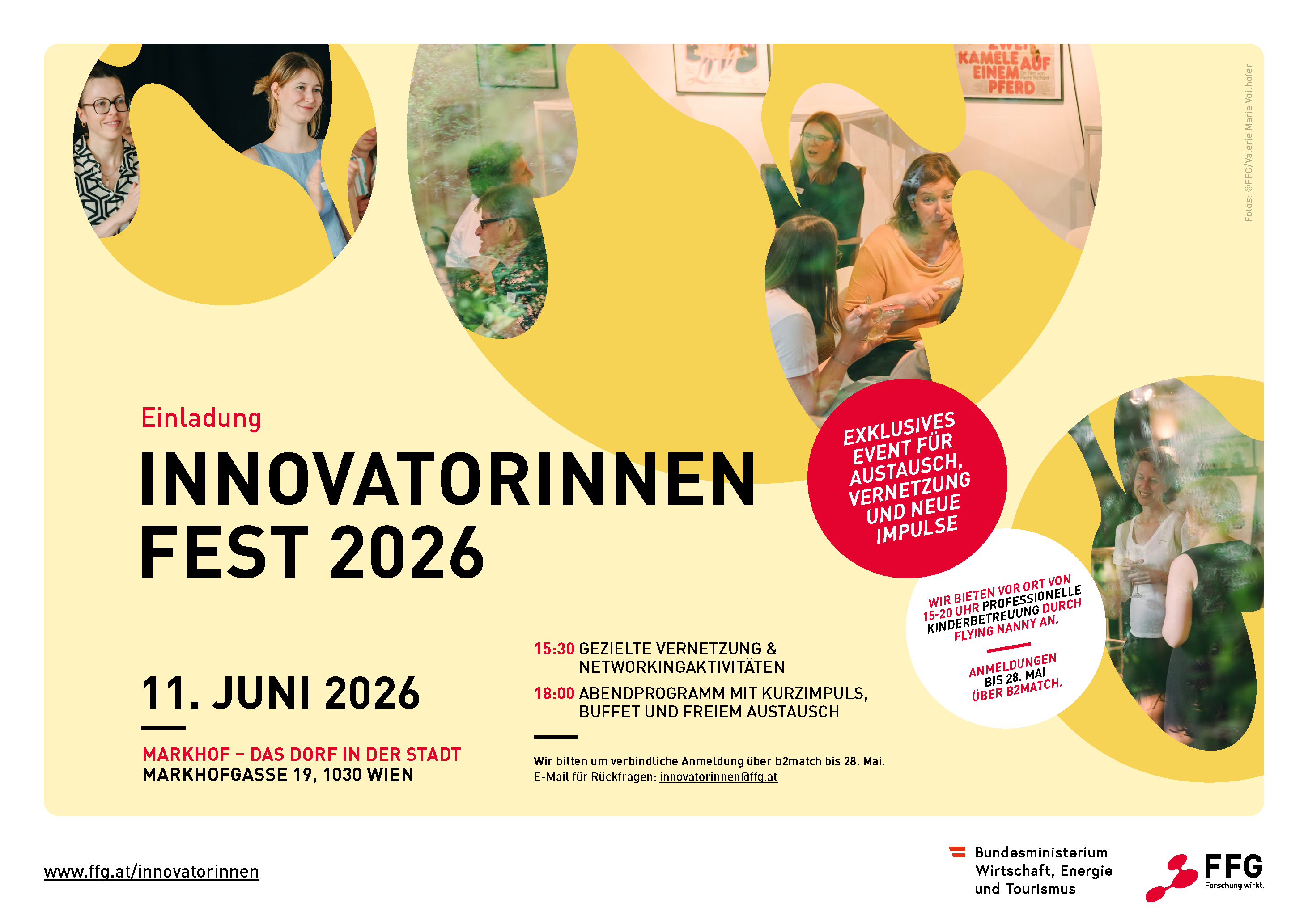 Einladung zum INNOVATORINNEN Fest 2026
