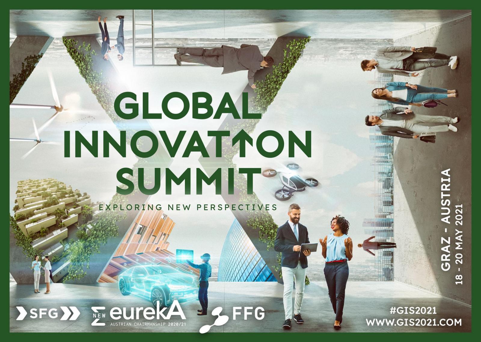 "Werbegrafik für den Global Innovation Summit"