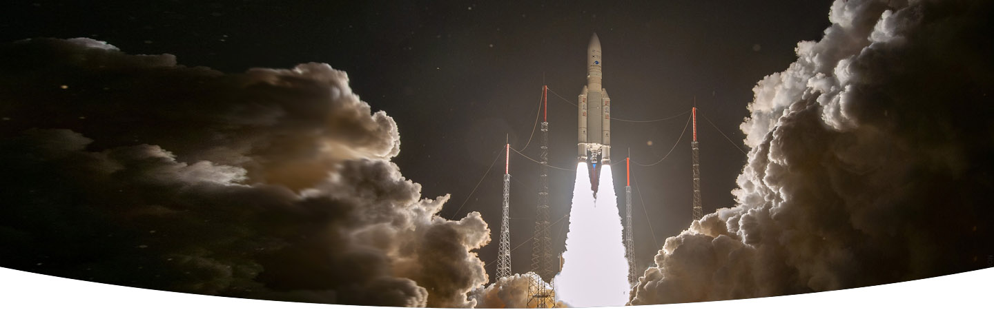 Ariane 5 liftoff 2 Credit ESA CNES Arianespace