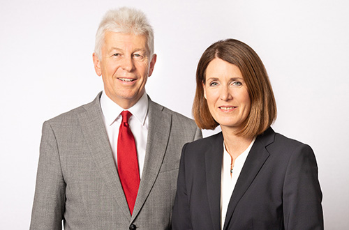 FFG-Geschäftsführer Henrietta Egerth (rechts) und Klaus Pseiner (links). Foto: Martin Lusser