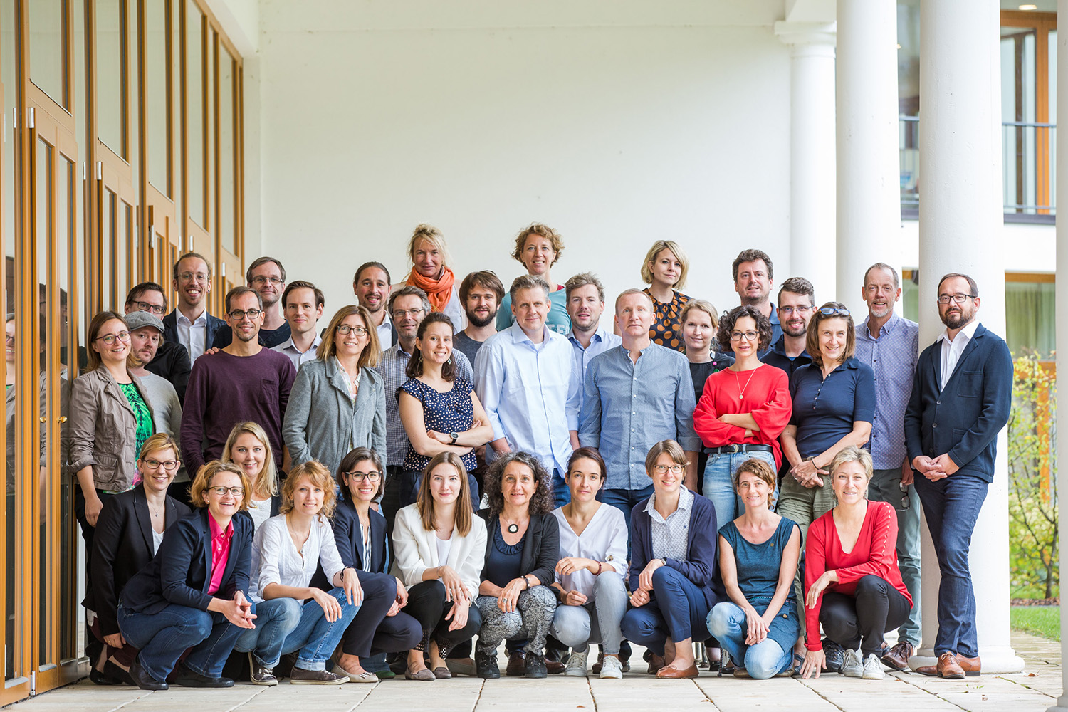 Die Teilnehmer und Teilnehmerinnen des 1. Ideen Lab Workshops