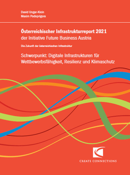 Titelseite des Österreichischen Infrastrukturreports 2021 