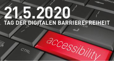 Tastatur mit roter Taste "Accessibility" - 21.5. Tag der digitalen Barrierefreiheit