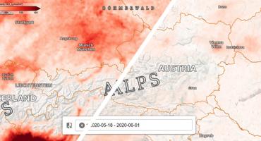 Vergleich der Stickstoffwerte in Österreich Jänner - Mai 2020 