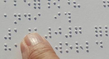 Braille-Schrift. Foto: TETRAGON Braillle Systems